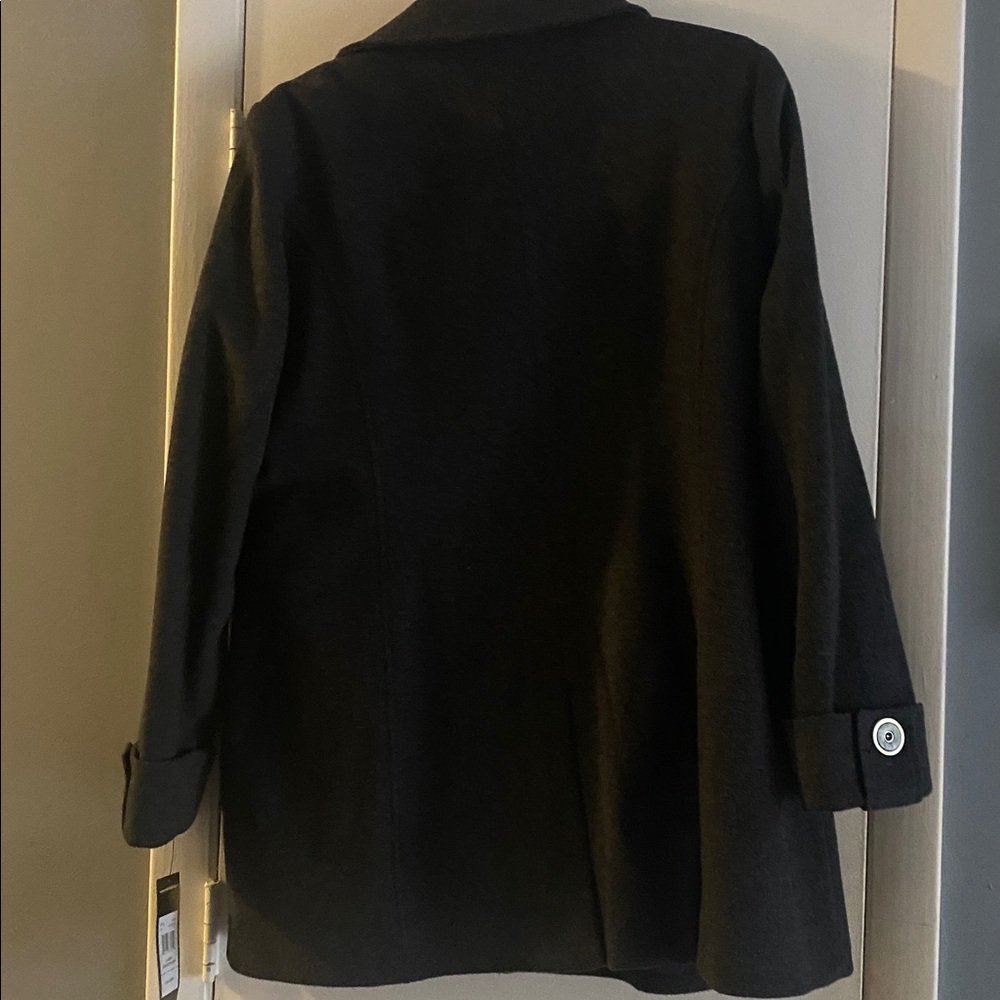 Kristen Blake cool coat. Charcoal gray. Size XXL. NWT. Wool/nylon blend. - Picture 6 of 6